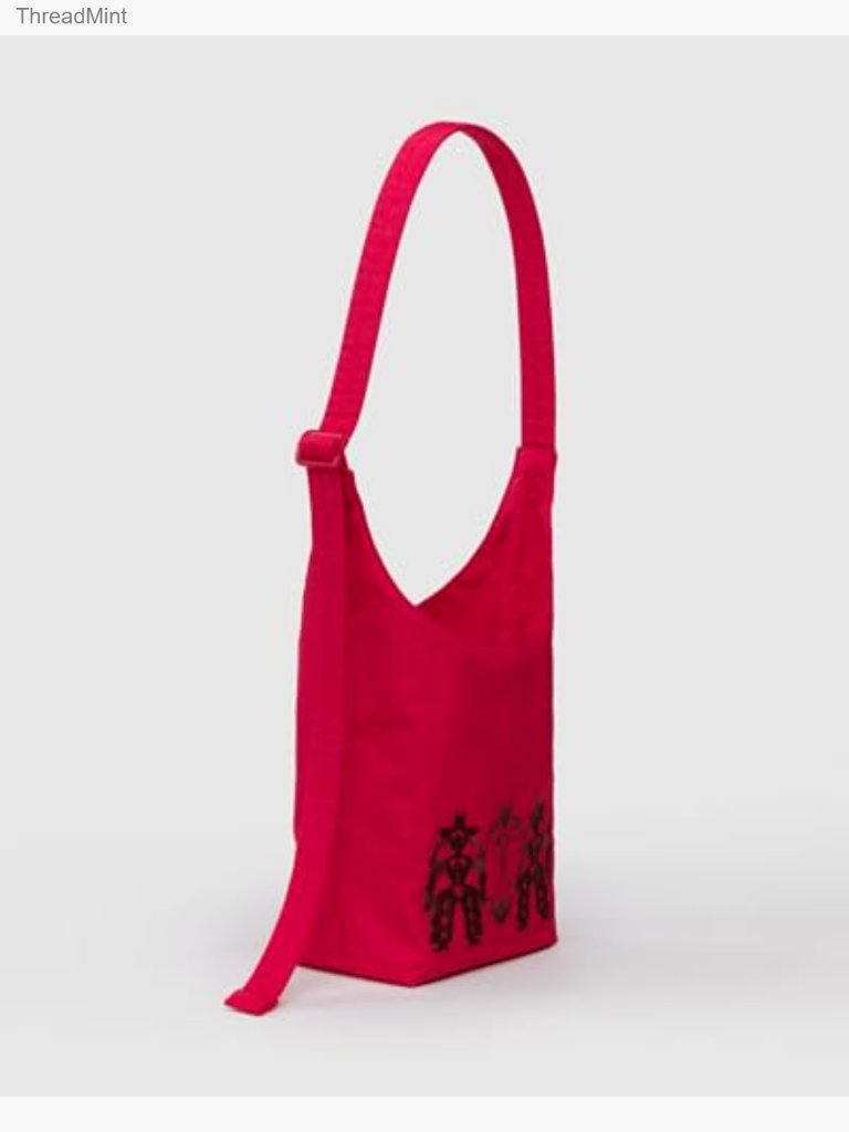 Heavyweight Nylon Sling, Small Crossbody Bag With Adjustable Strap, Machine